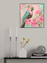 Cockatoos Pastel Garden Poster och Canvastavla