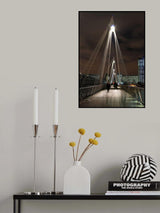 Golden Jubilee Bridge by Night Poster och Canvastavla
