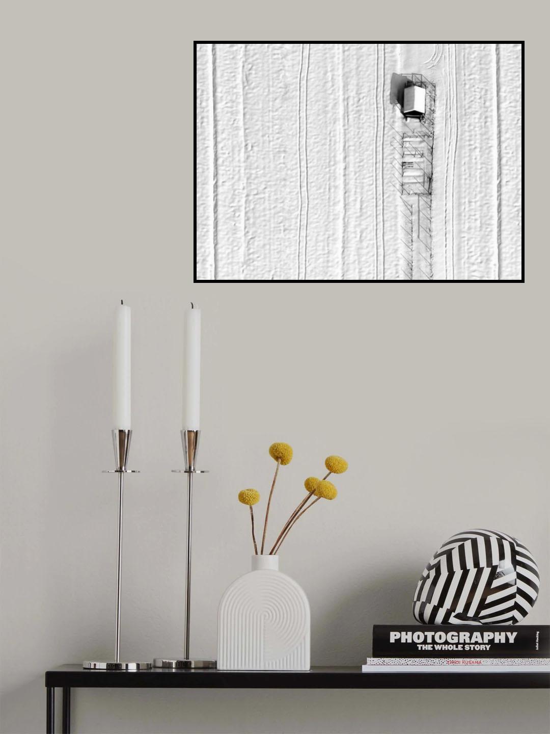 snowy stripes Poster och Canvastavla