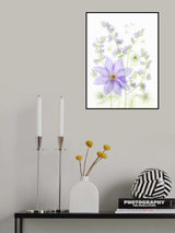 Purple Clematis Poster och Canvastavla