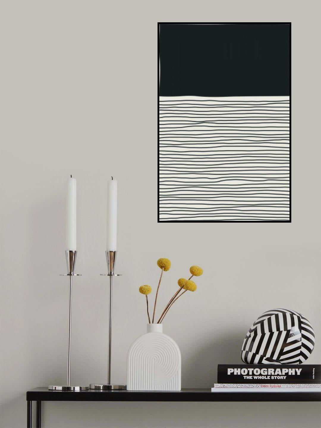 Minimal Line Vibes #9 Poster och Canvastavla