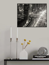 The light river of Dubai Poster och Canvastavla