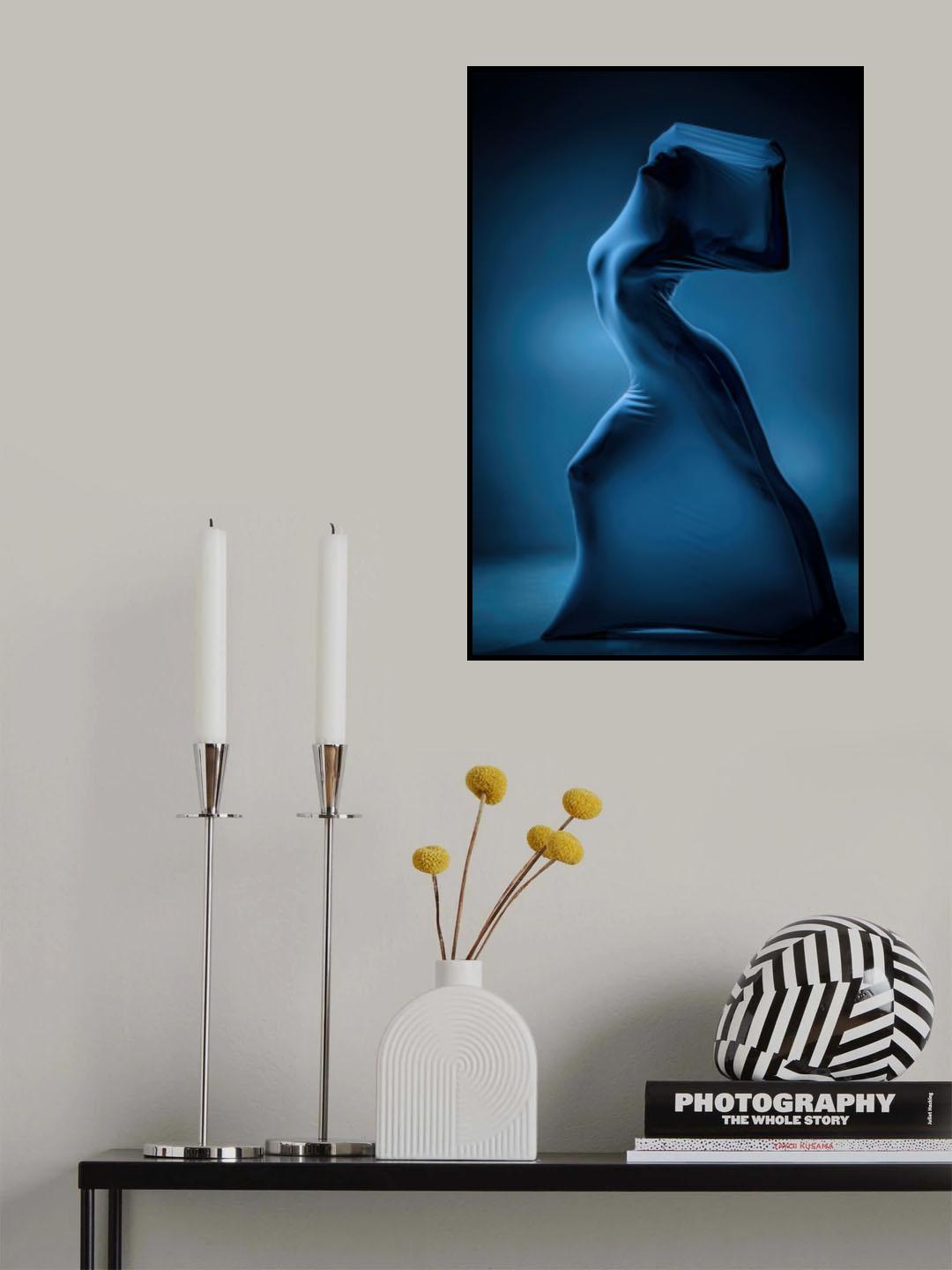 unknown blue Poster och Canvastavla