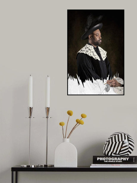 Painting a Dutch Rembrand Poster och Canvastavla