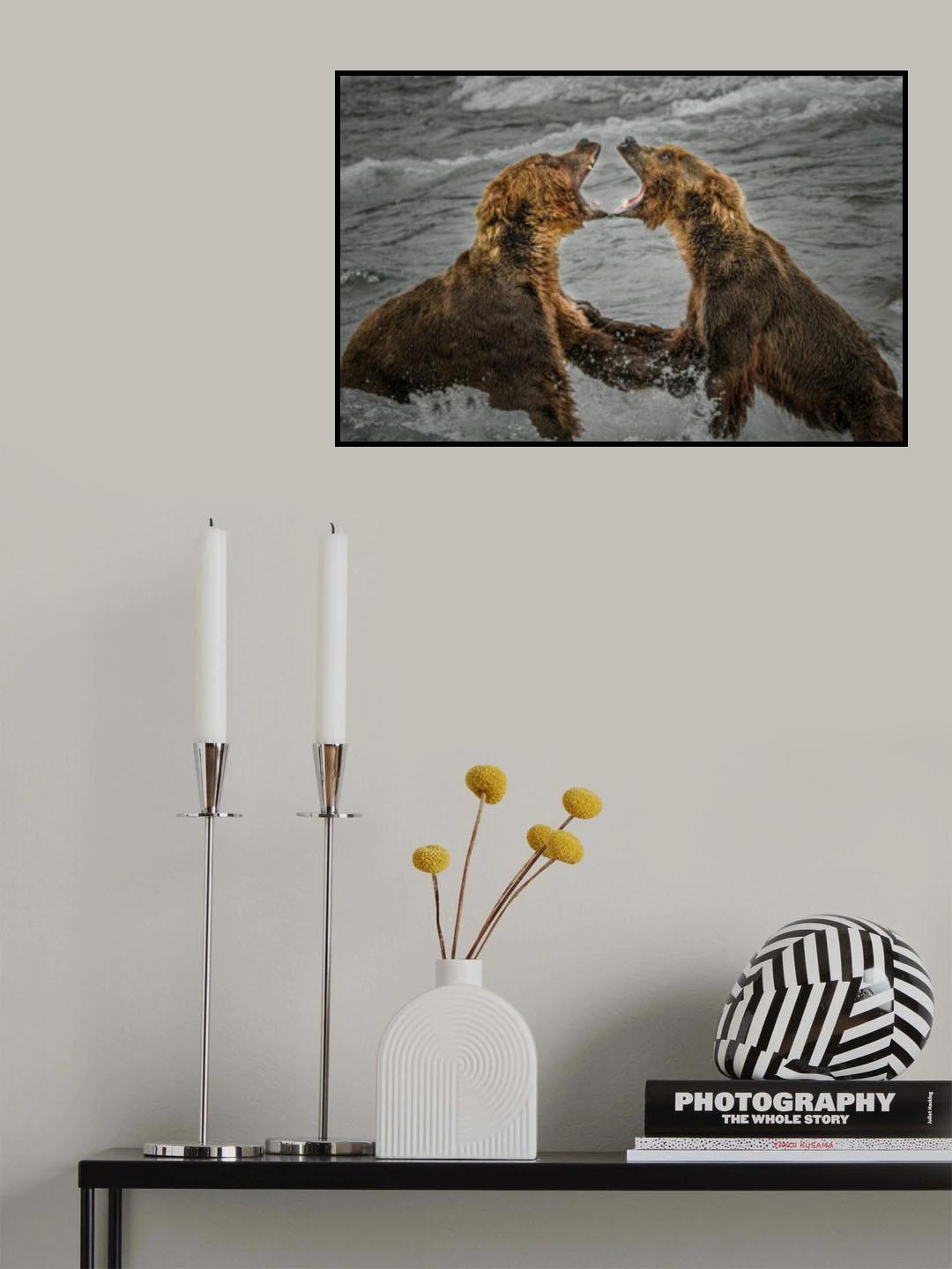 Fight for the fish Poster och Canvastavla