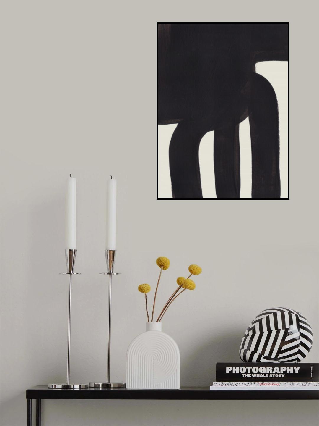 Ink Motif 50 Poster och Canvastavla