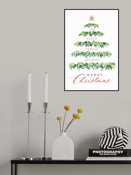 Christmas tree of wishes Poster och Canvastavla