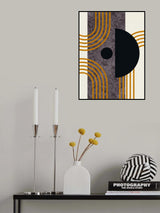 Marble Mid Century Composition Poster och Canvastavla