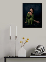 Diana in the green dress Poster och Canvastavla