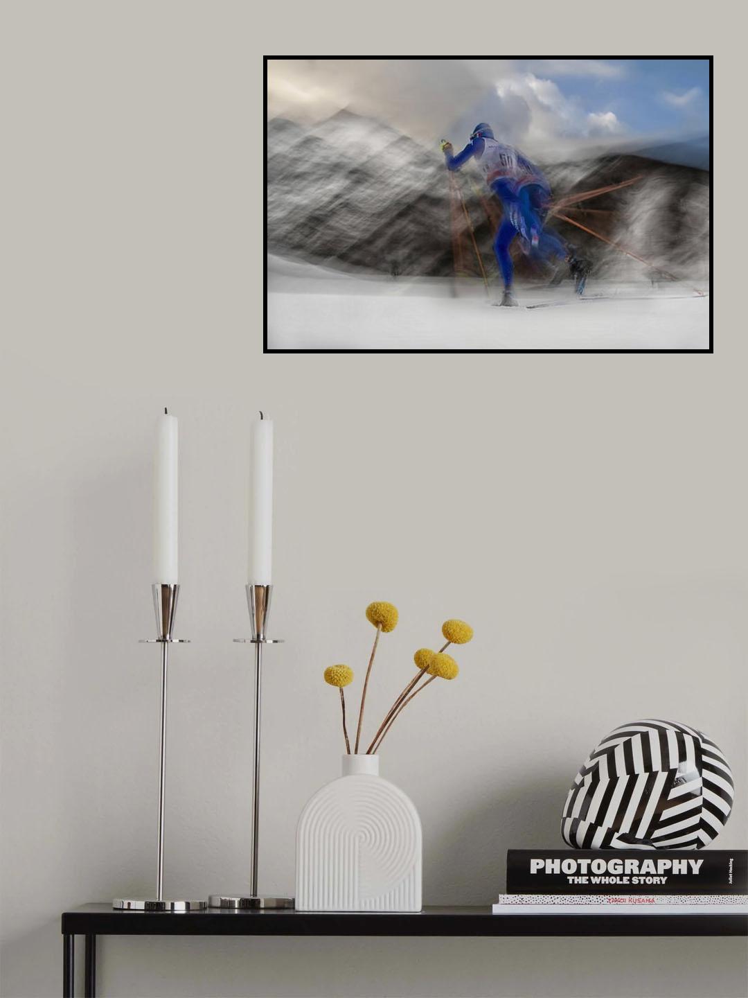 Race Poster och Canvastavla