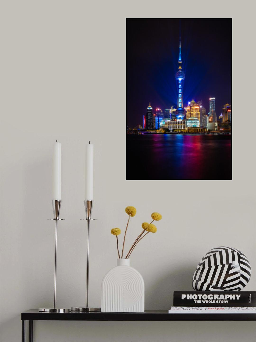 Brilliant Shanghai Poster och Canvastavla