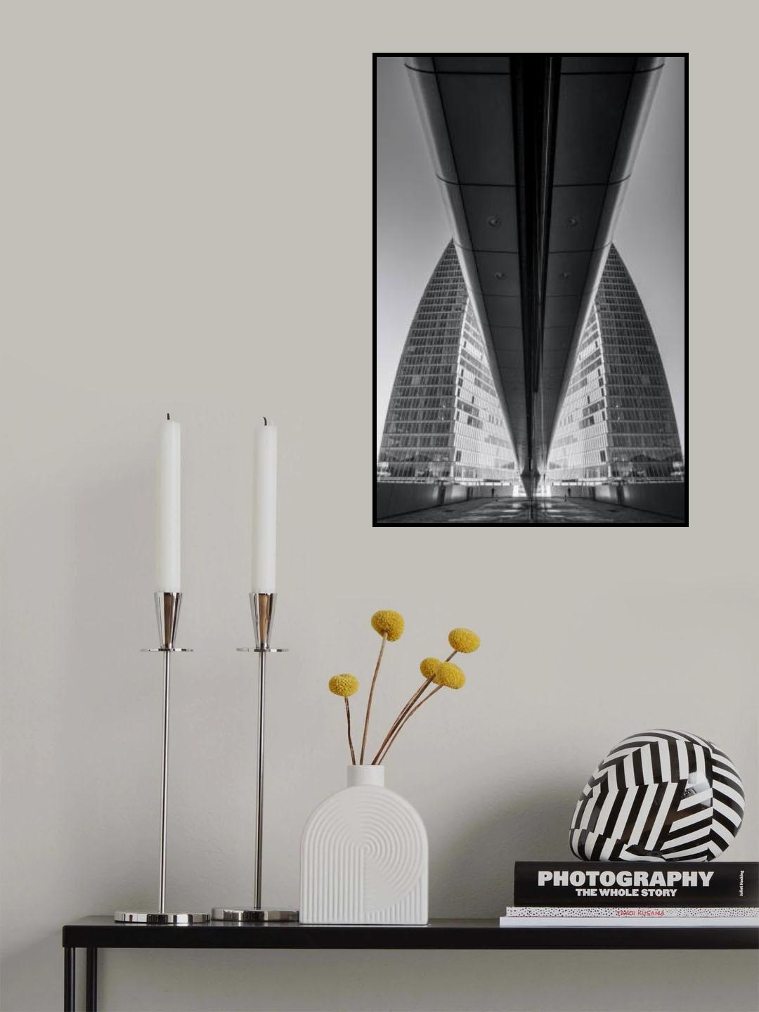 City life - il curvo Poster och Canvastavla