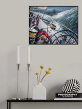 Storm in San Francisco Bay Poster och Canvastavla