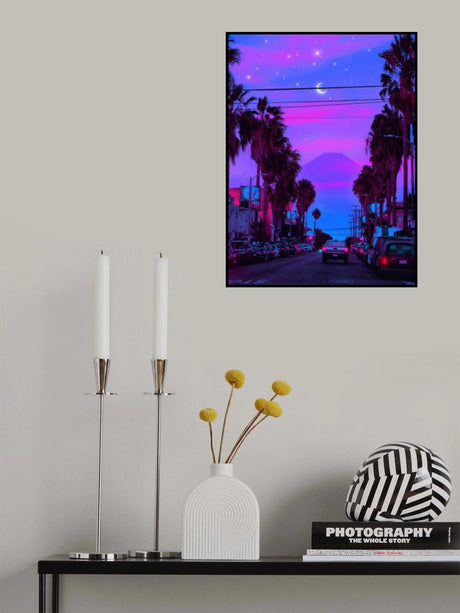 Lofi Cali Poster och Canvastavla