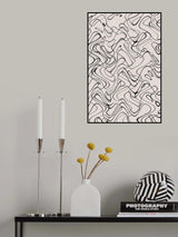 Thin Wild Line Pattern Poster och Canvastavla