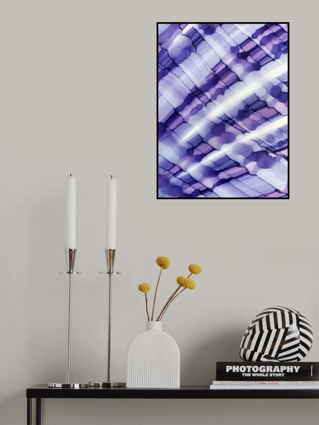 Purple Moon Poster och Canvastavla