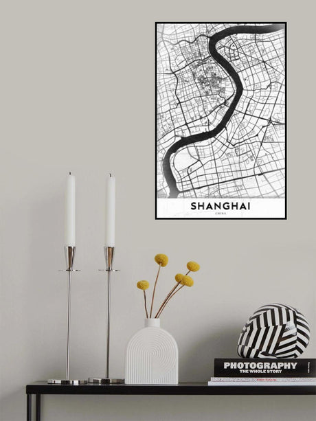 Shanghai Poster och Canvastavla