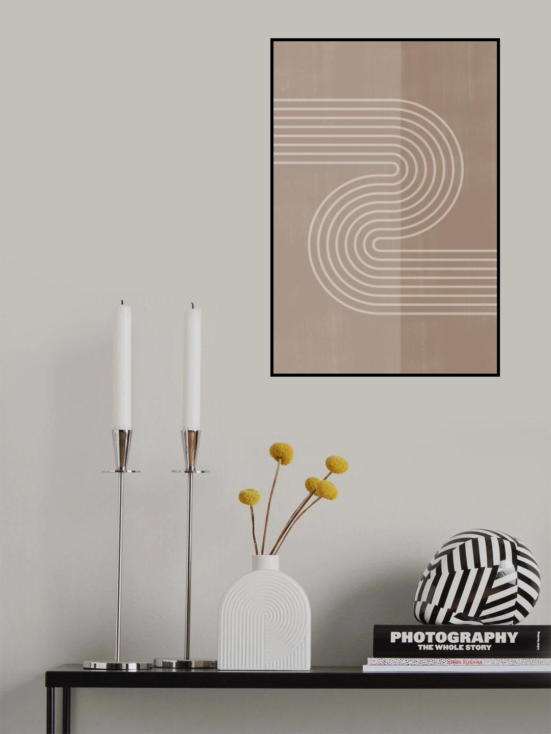 Minimal Simple Arch O2 Poster och Canvastavla