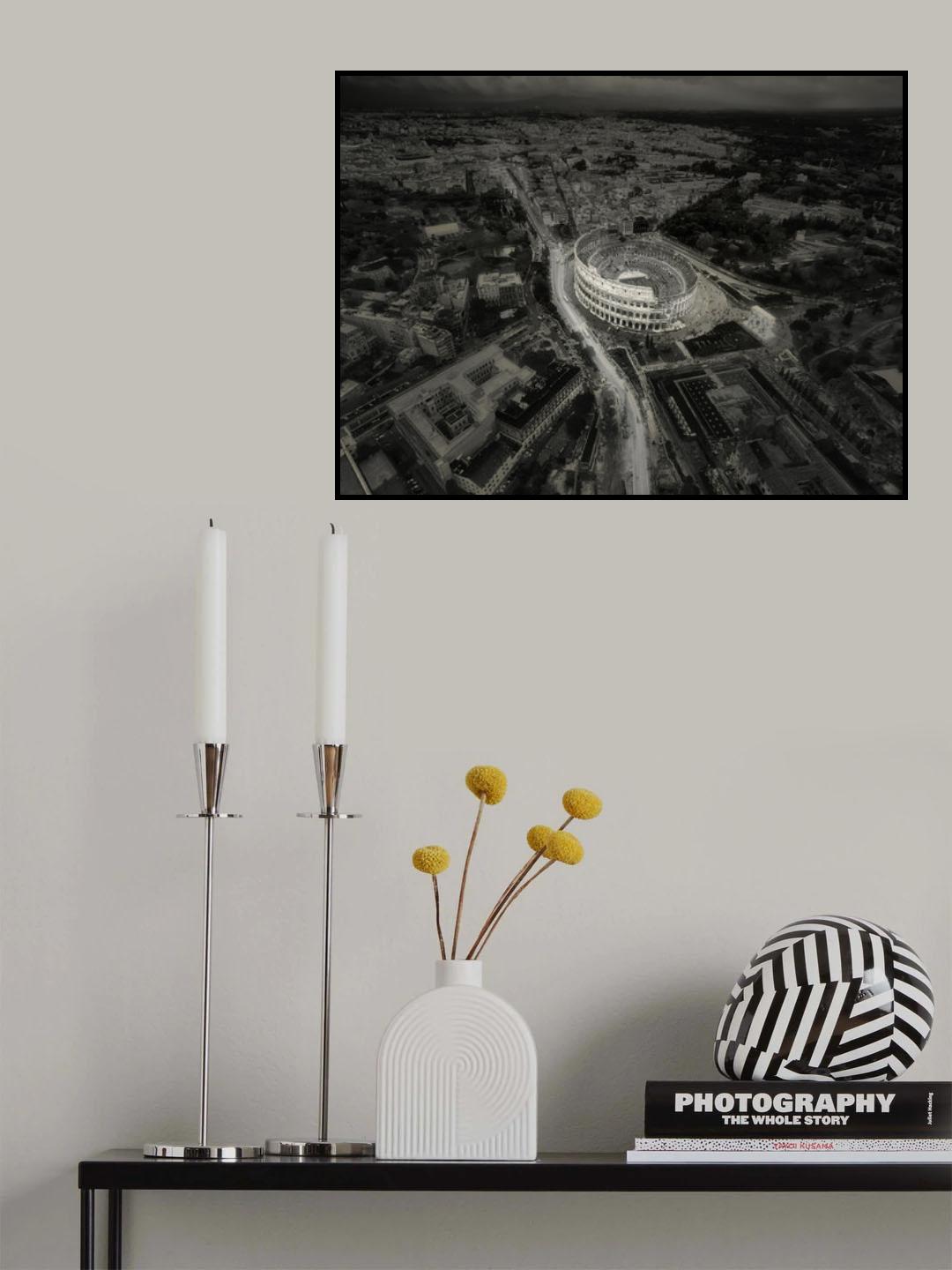 All roads lead to Rome Poster och Canvastavla