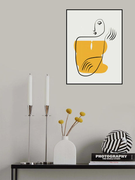 Minimalist Lady Poster och Canvastavla
