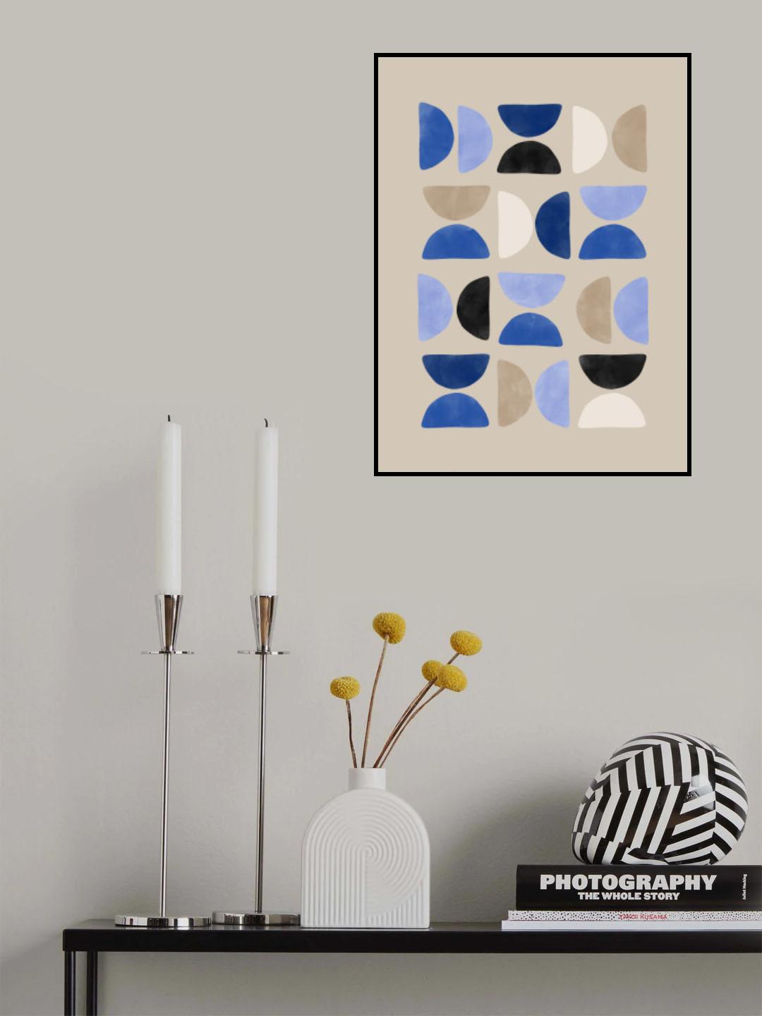 3x4 Aspectratio  Indigo50 Poster och Canvastavla