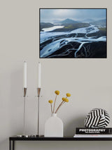 Glacier Rivers Poster och Canvastavla