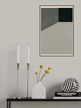 Black and White Lines Series #1 Poster och Canvastavla