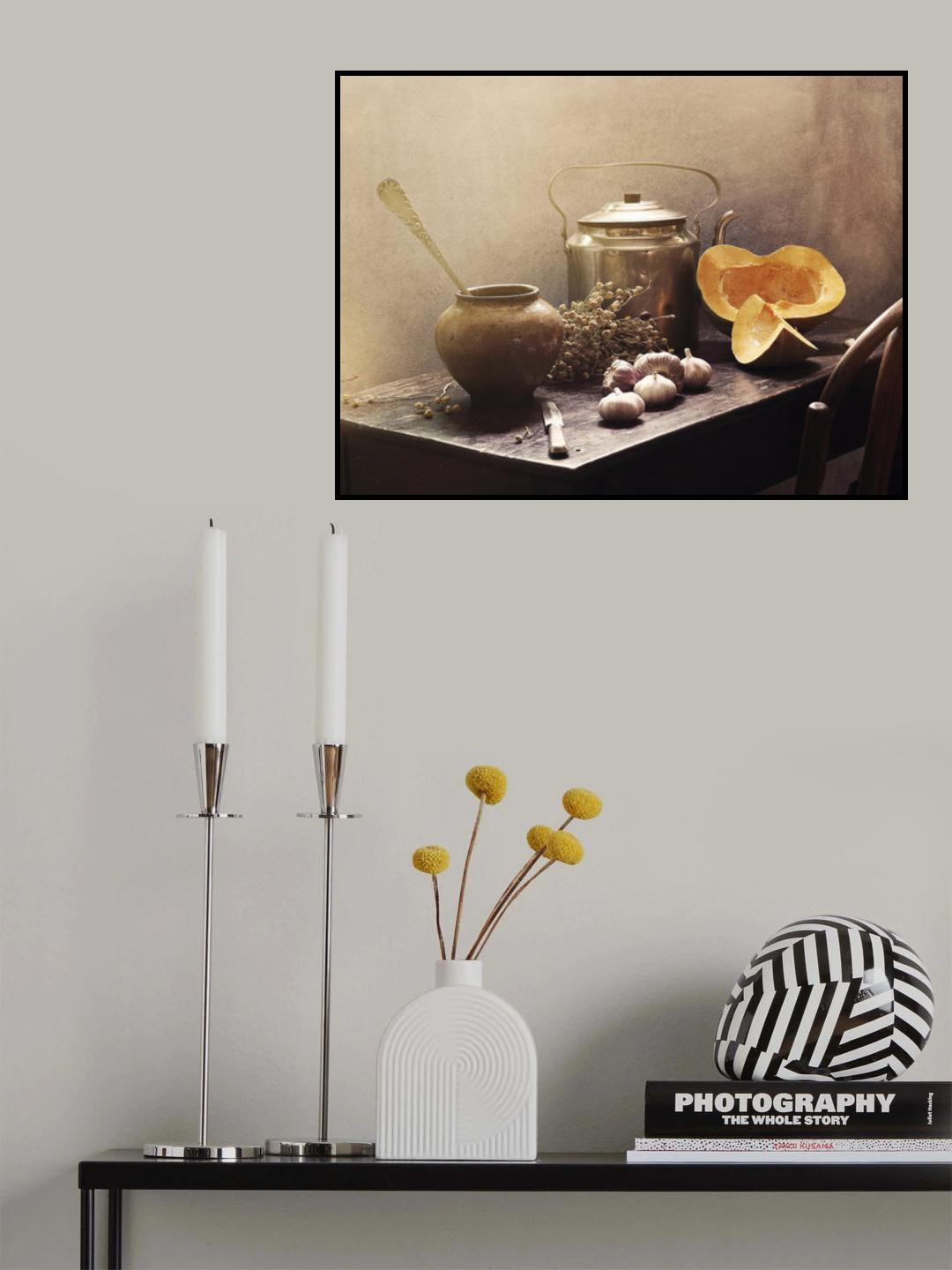 Still life with Pumpkins#15c Poster och Canvastavla