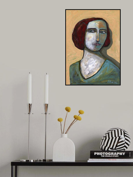 Woman with piercing eyes Poster och Canvastavla