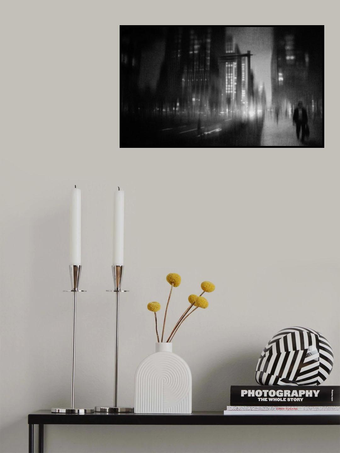 Night street... Poster och Canvastavla