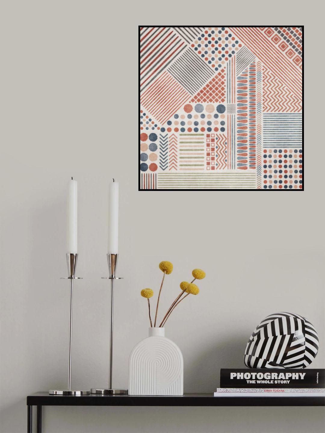 Boho Paket Ambalaji Poster och Canvastavla