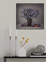 Autumn flowers and pomegranates Poster och Canvastavla