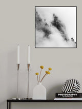 Foggy Mountain Poster och Canvastavla