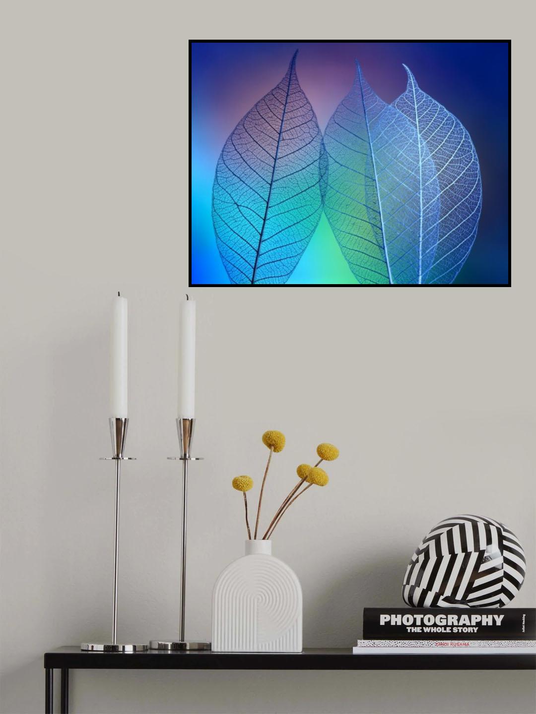 Prismatic leafs Poster och Canvastavla