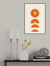 Retro Sunset Poster och Canvastavla