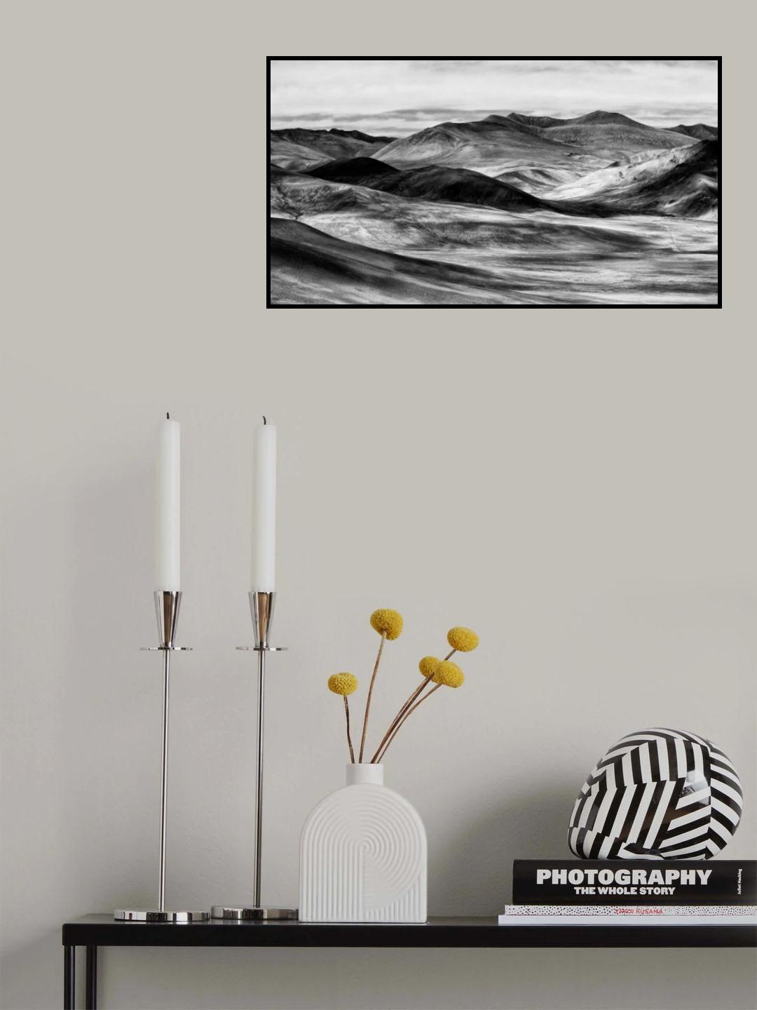 The Sands of time BW Poster och Canvastavla