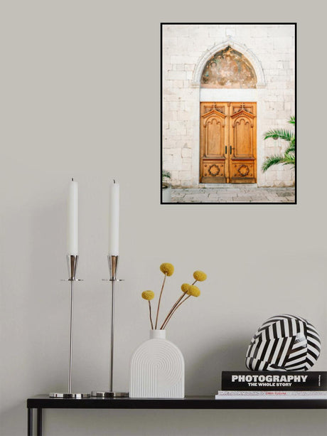 Croatian Door Poster och Canvastavla