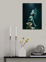 underwater artistic portrait shooting Poster och Canvastavla
