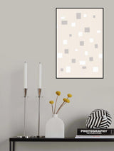 Abstract Squares Poster och Canvastavla