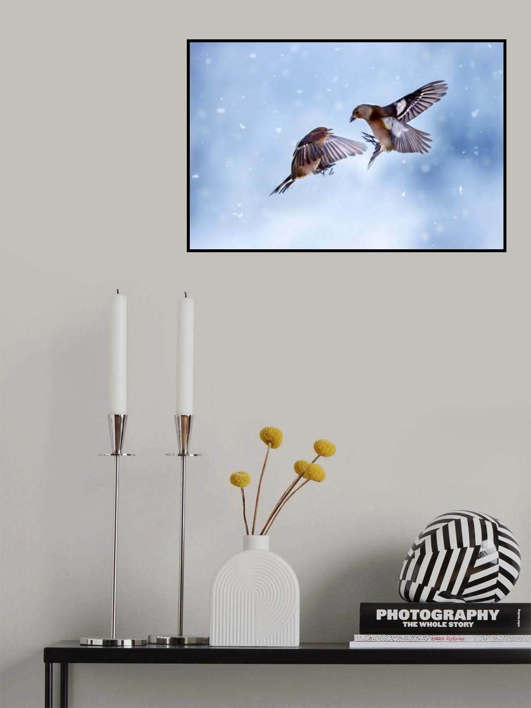 Battle in the snow Poster och Canvastavla
