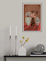 Flower Vase 5ratio 2x3 Print By Bohonewart Poster och Canvastavla