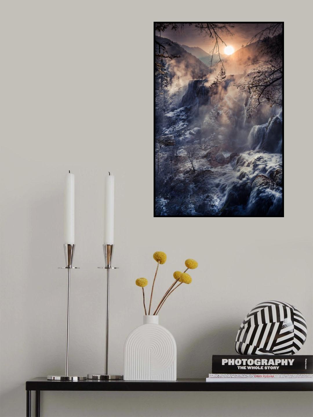 Jiuzhaigou China《天堂圣境》 Poster och Canvastavla