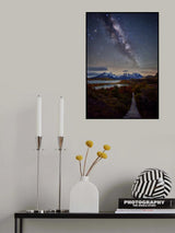 Milky Way in Patagonia Poster och Canvastavla