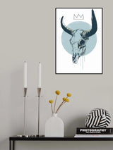 Bull skull Poster och Canvastavla