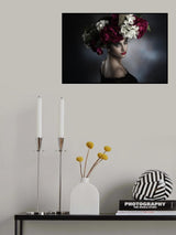 The flower hat Poster och Canvastavla