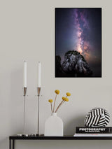 Milkyway on the rock Poster och Canvastavla