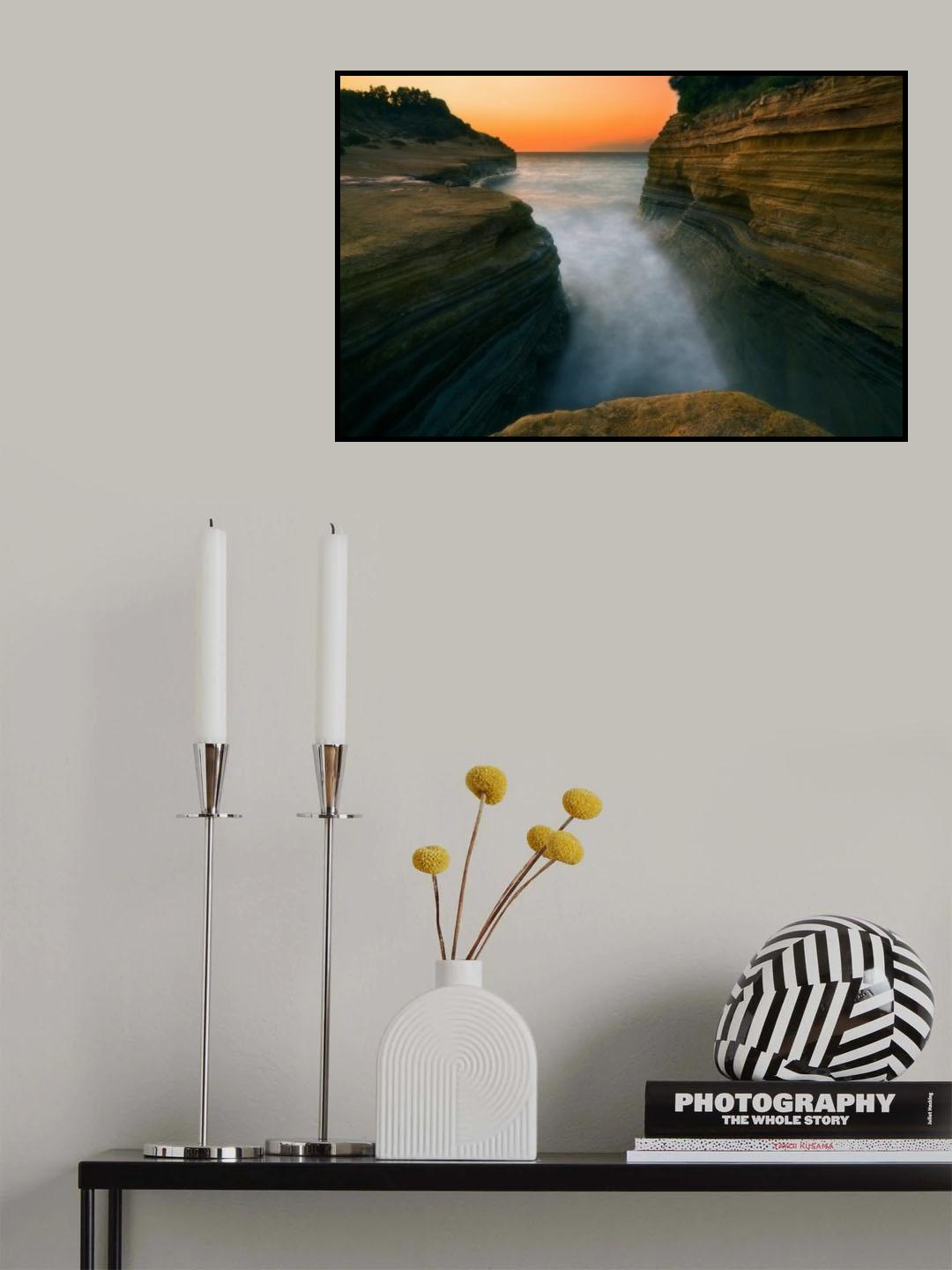 Sidari cliffs.... Poster och Canvastavla