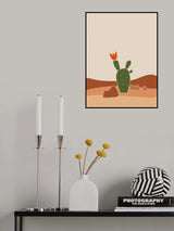 Southwest Cactus Bloom Poster och Canvastavla