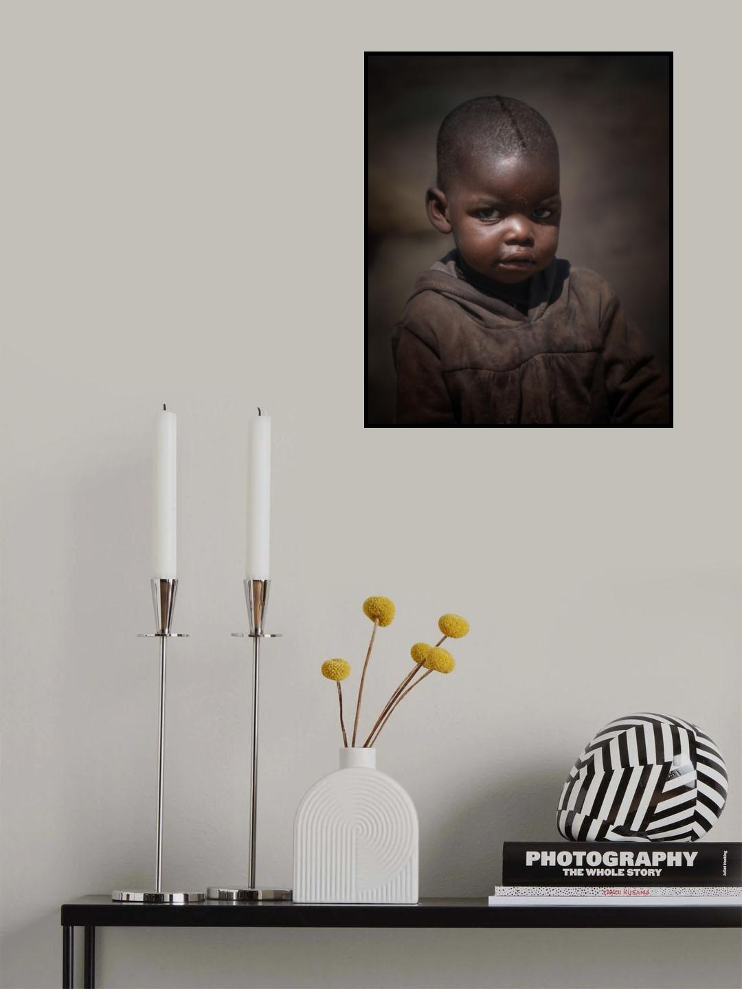 A Himba Boy Poster och Canvastavla