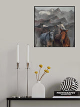 Two Horses Poster och Canvastavla